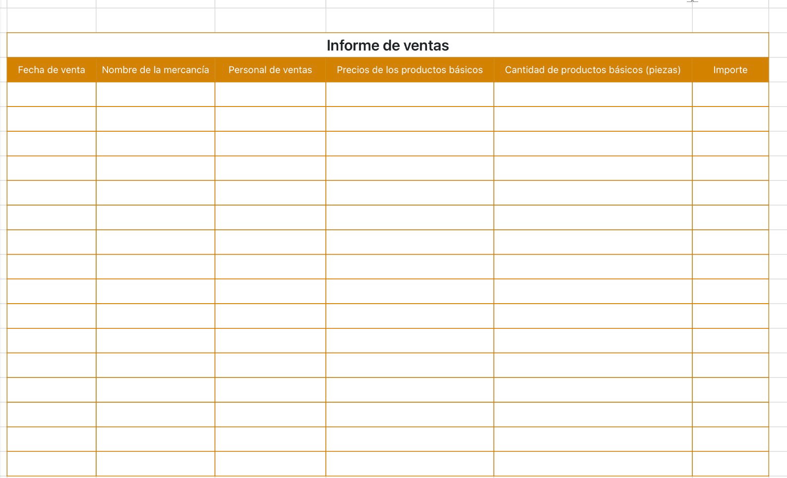 Informe de ventas